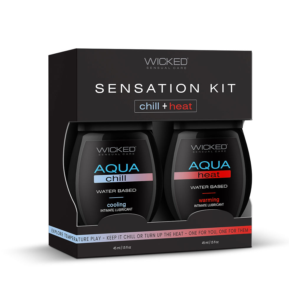 Sensation Kit Cooling and Warming Intimate Lubricants 1.5 Fl Oz