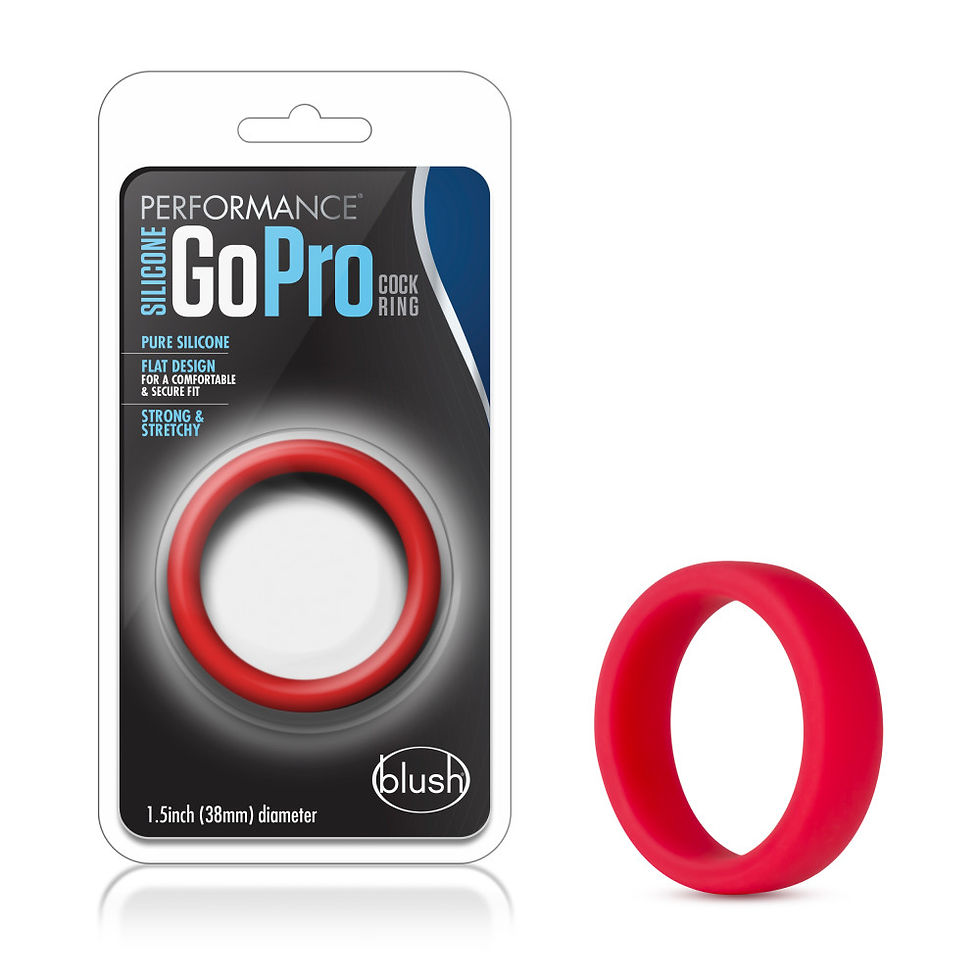 Thumbnail: Performance - Silicone Go Pro Cock Ring - Red