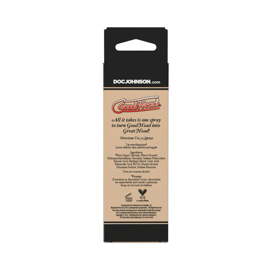 Goodhead - Juicy Head - Cocktails Dry Mouth Spray Strawberries/champagne - 2oz