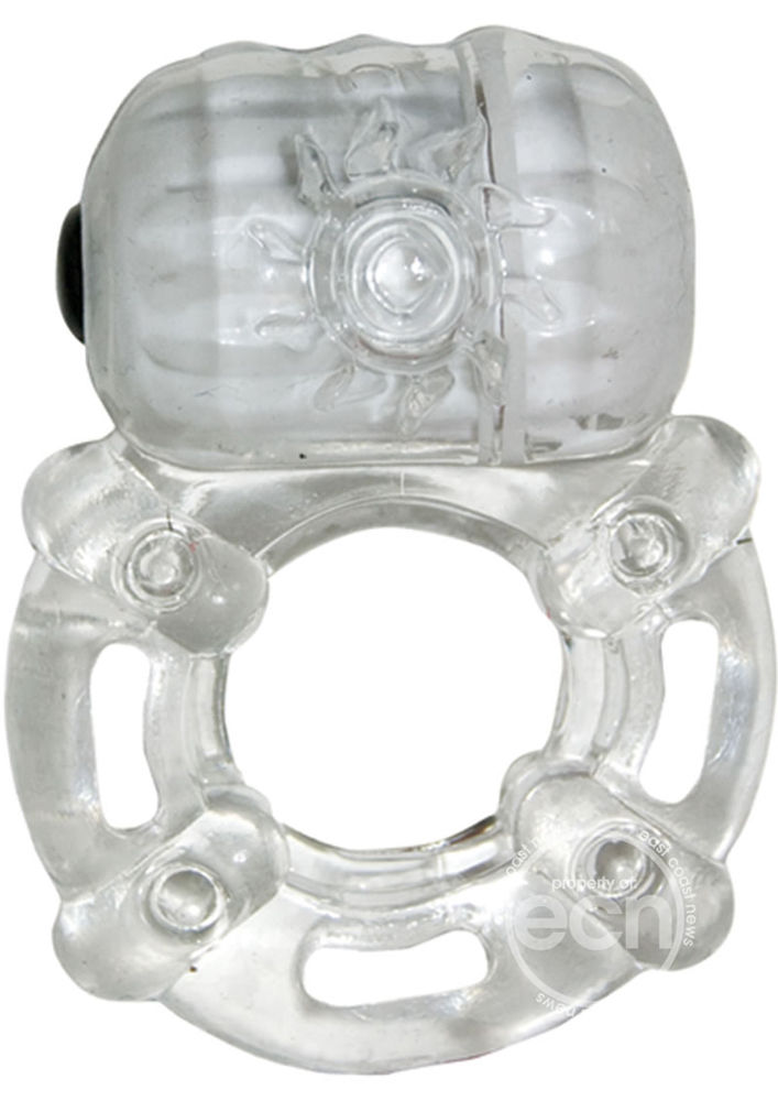 Thumbnail: The Macho Crystal Collection Pulsating Erection Keeper - Clear