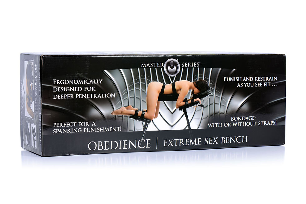 Miniature : Obedience Extreme Sex Bench With Restraint Straps