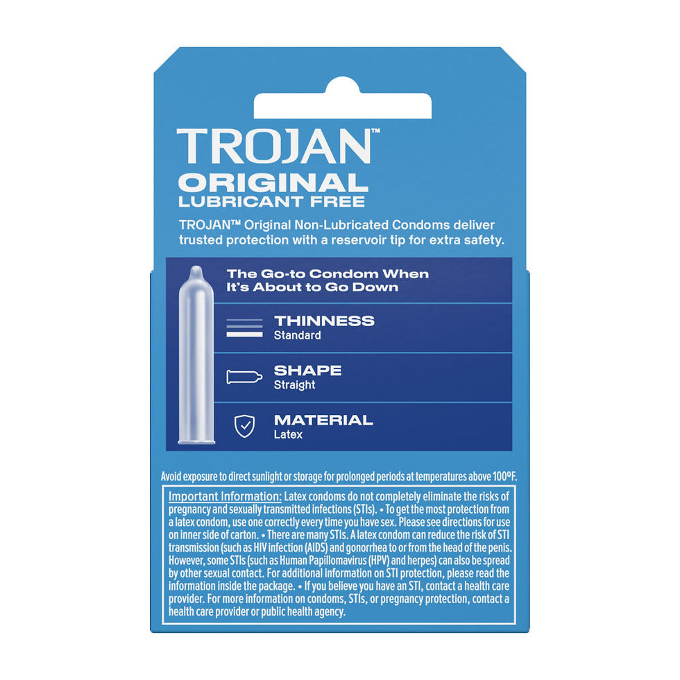 Thumbnail: Trojan Enz Non-Lubricated Condoms - 3 Pack