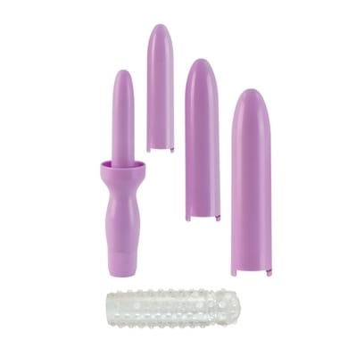 Dr. Laura Berman Intimate Basics - Dilator Set Purple Dilator with 4 Sizes & Sle