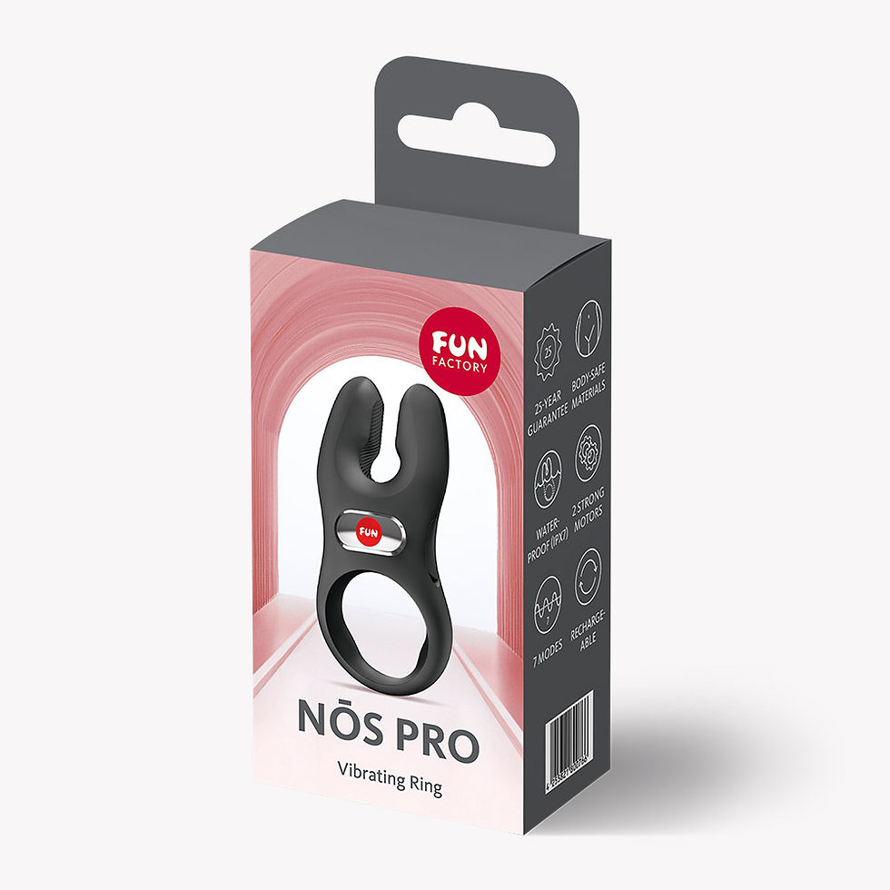 Miniature : Nōs Classic Vibrating Cock Ring - Black
