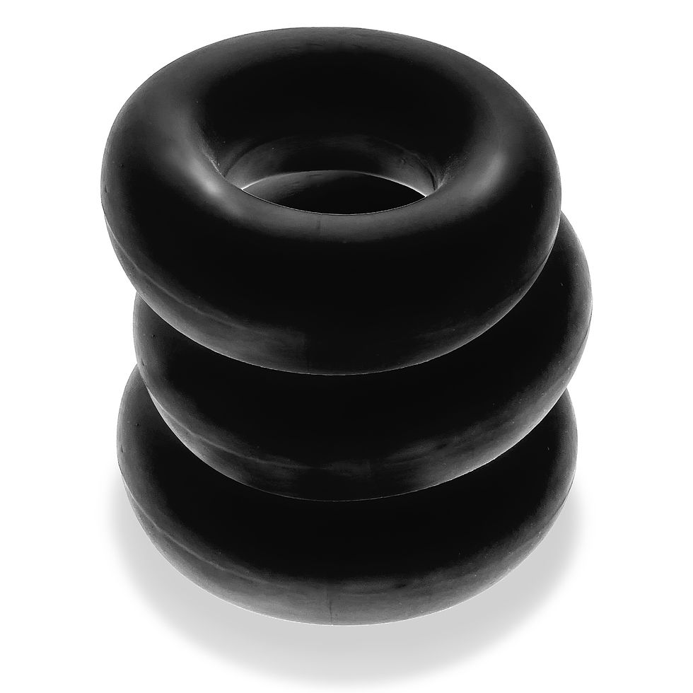 Thumbnail: Fat Willy 3-Pack Jumbo C-Rings - Black