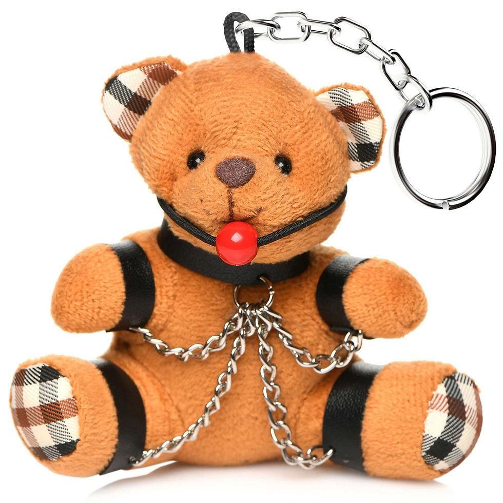 Miniatura: Gagged Teddy Bear Keychain