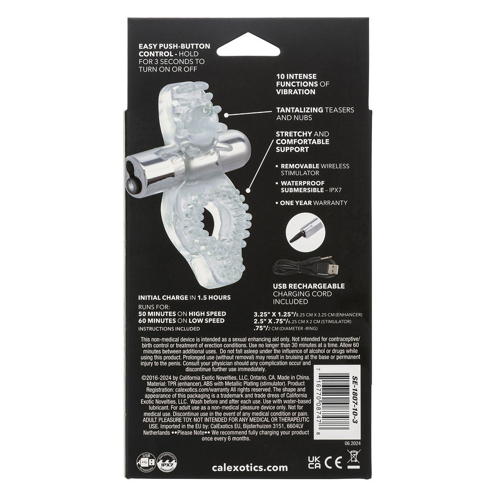 Thumbnail: Wireless Passion Enhancer Rechargeable Clear