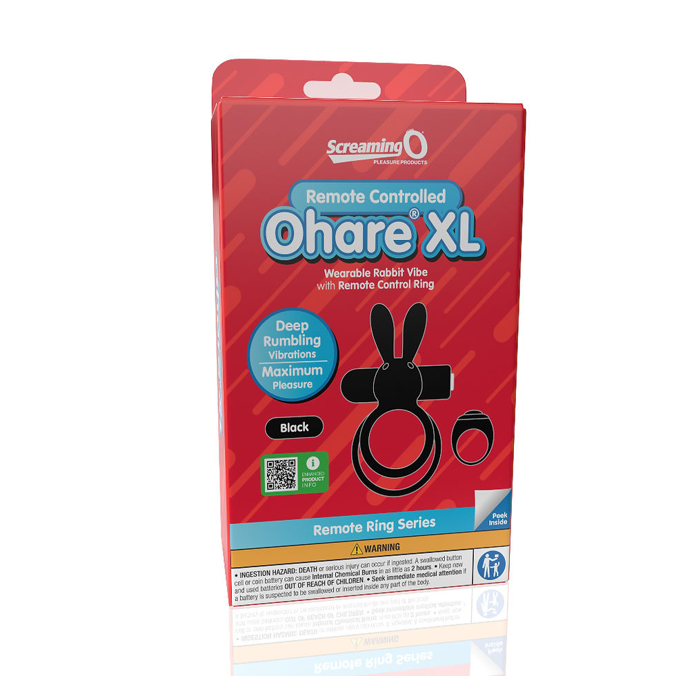Miniatura: Screaming O Remote Controlled Ohare XL Vibrating Ring - Black