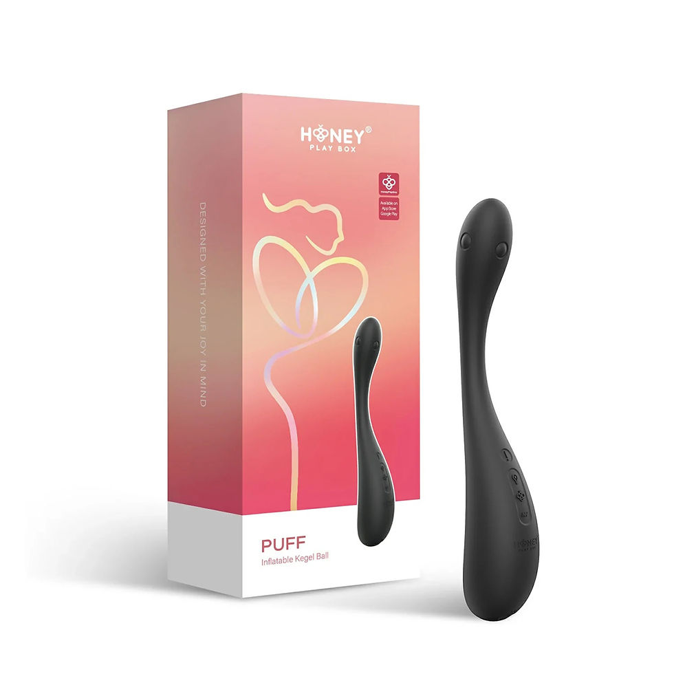 Thumbnail: Puff - App Control Inflatable Kegel Ball - Black