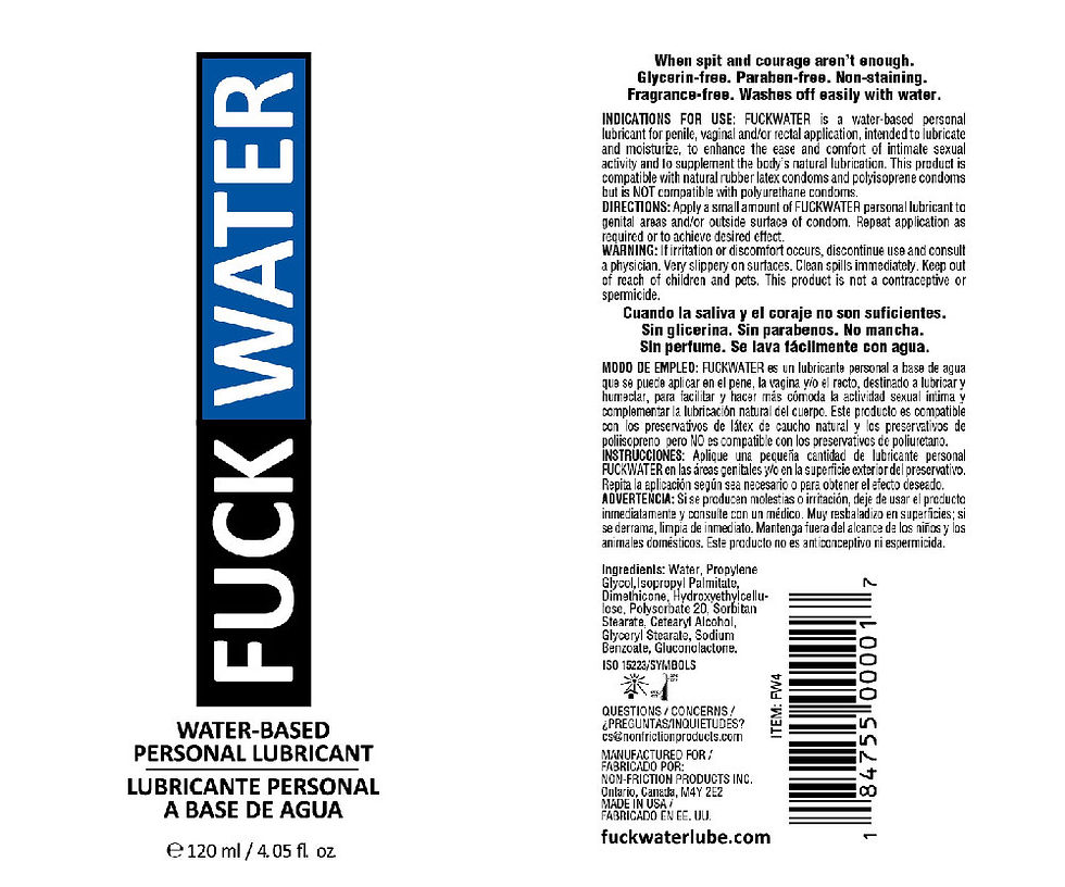 Thumbnail: Fuck Water Water-Based Lubricant - 4 Fl. Oz.