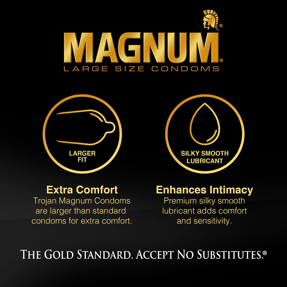 Thumbnail: Trojan Magnum Thin - 3 Pack