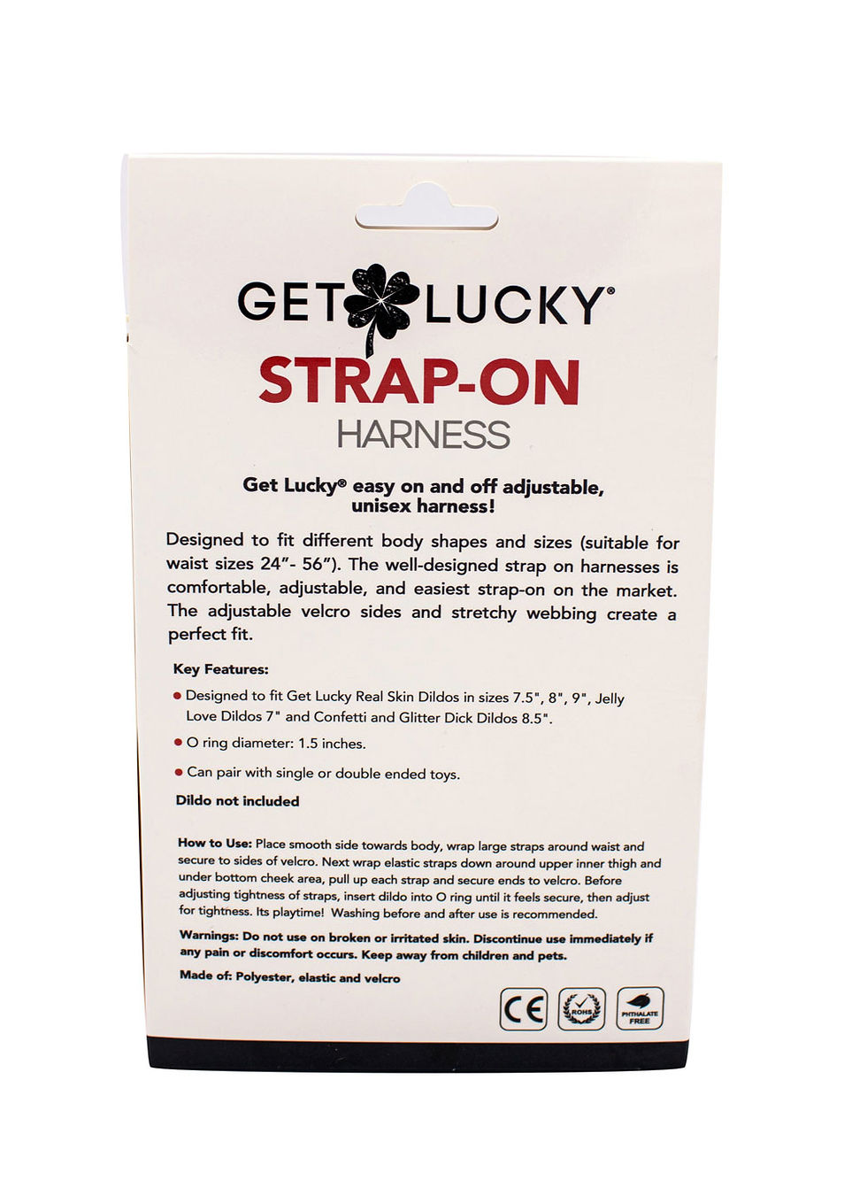 Thumbnail: Get Lucky Strap-on Harness - Black
