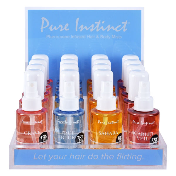 Pure Instinct Pheromone Hair and Body Mist Bundle With Testers 21pcs Acrylic