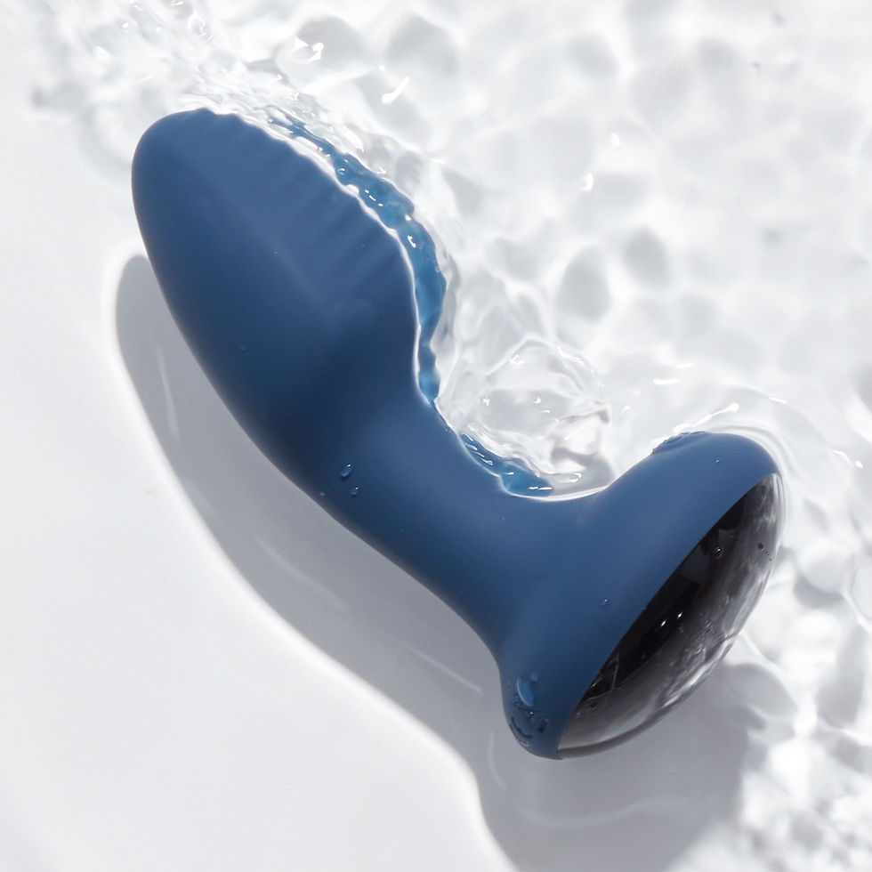 Thumbnail: Frenzy App-Controlled Rotating Anal Vibrator - Blue