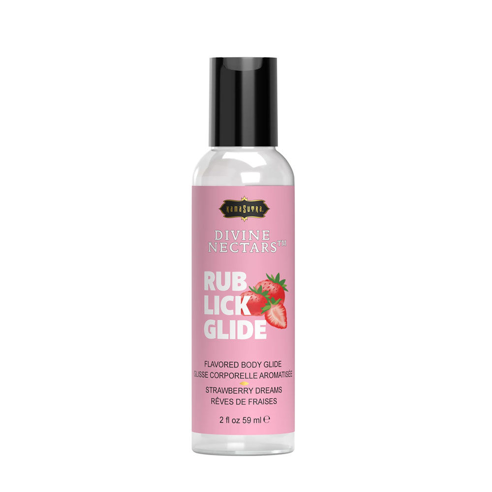 Divine Nectars Flavored Body Glide - Strawberry Dreams - 2 Fl. Oz./ 59ml