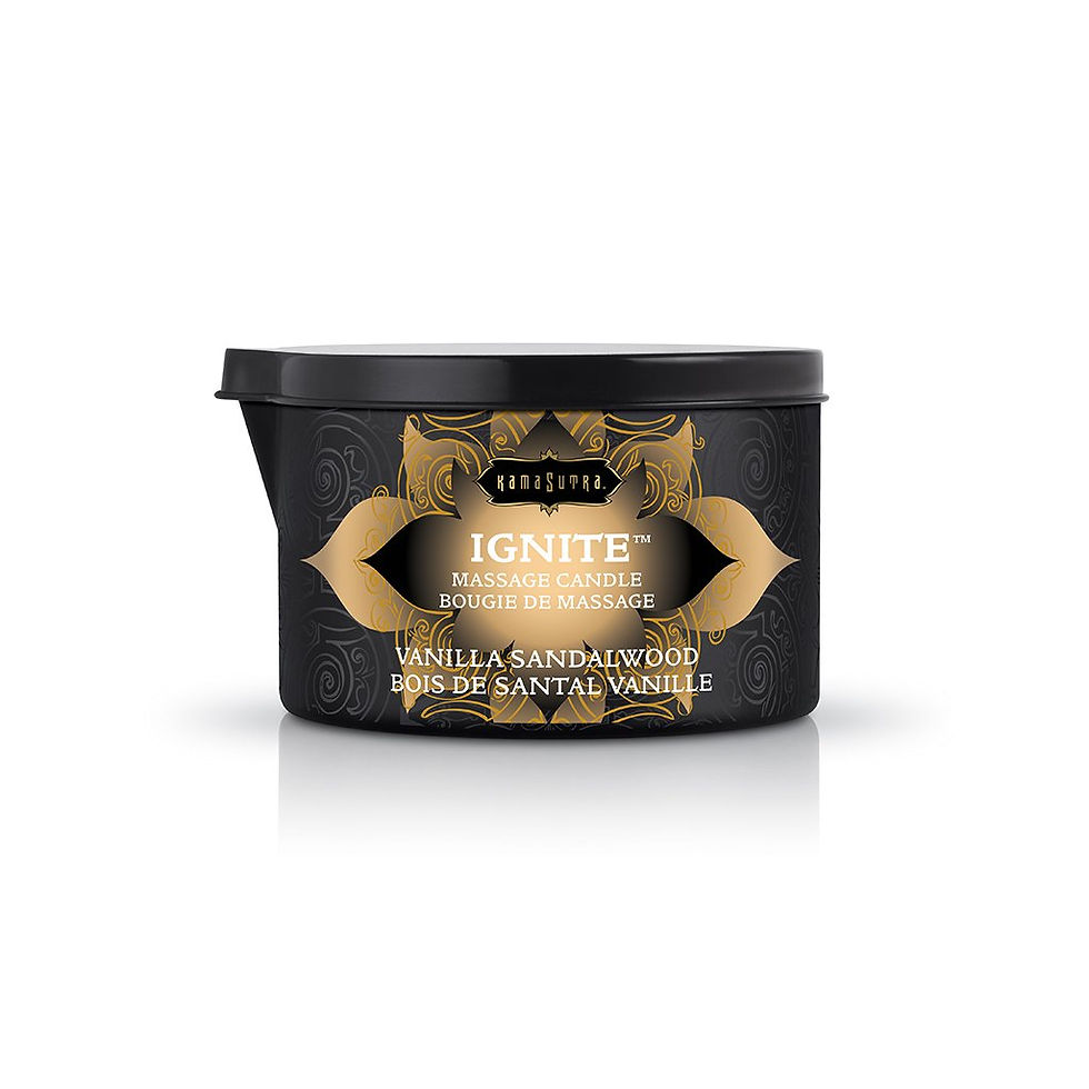 Miniaturbild: Ignite Vanilla Sandalwood Massage Candle - 6 Oz.
