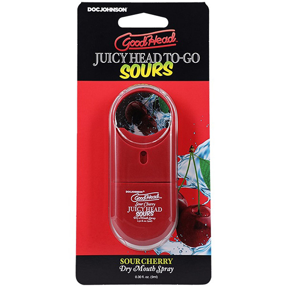 Miniature : Goodhead Juicyhead Dry Mouth Spray to Go - Sour Cherry .30 Oz