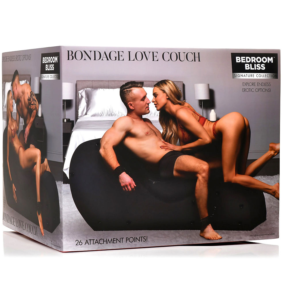 Miniature : Bondage Love Couch - Black