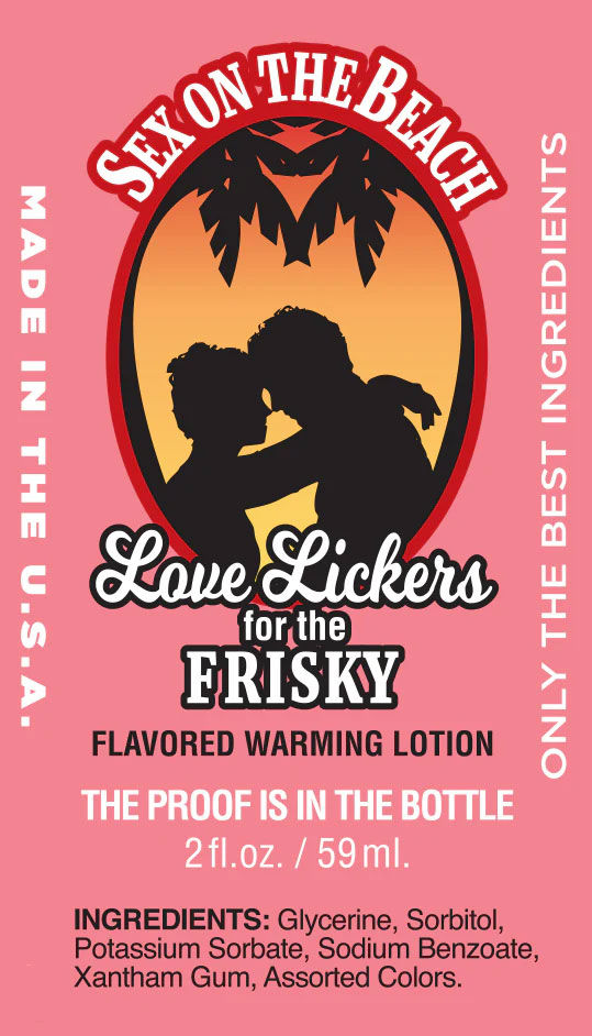 Thumbnail: Love Lickers Massage Oil - Sex on the Beach - 1.76 Fl. Oz.