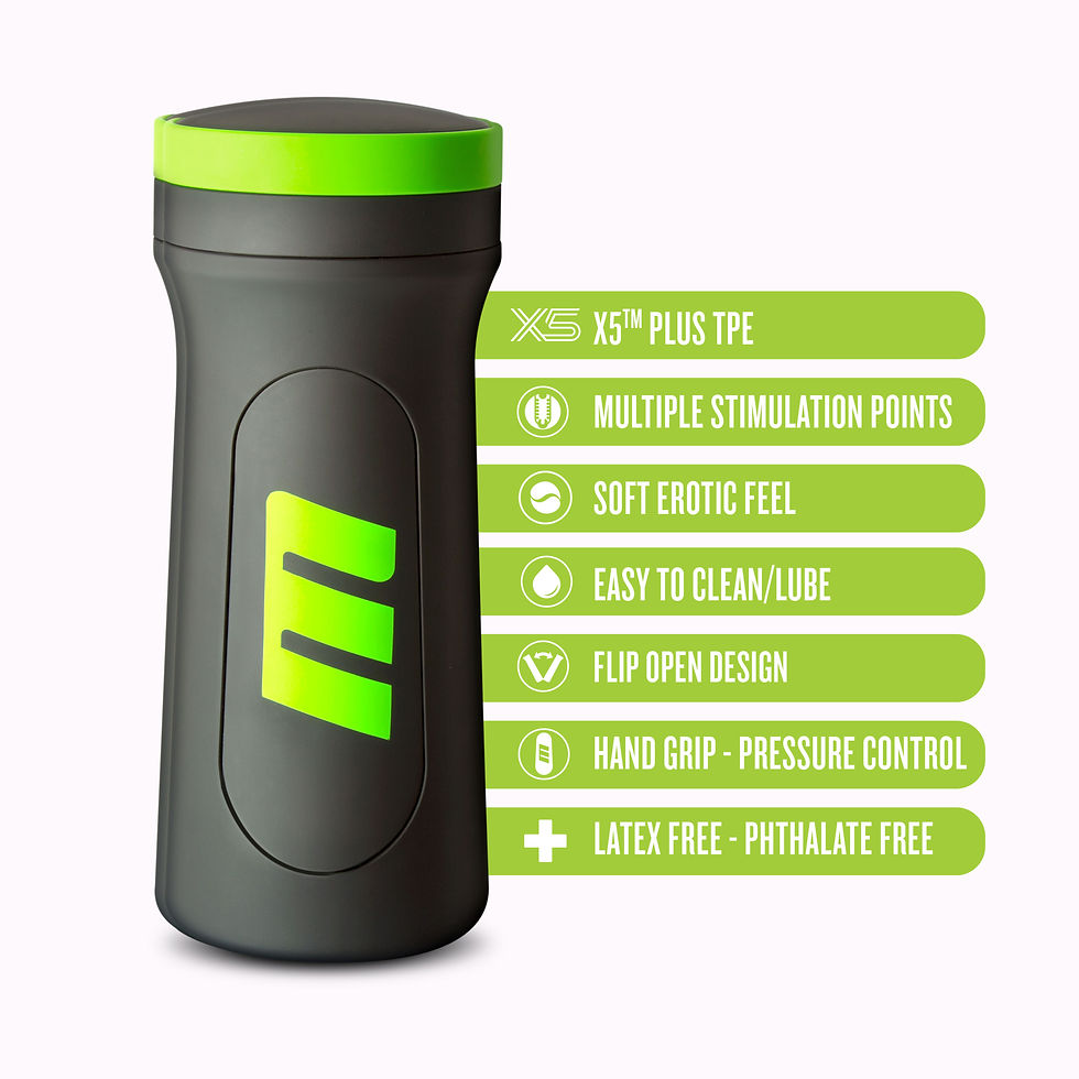 Thumbnail: M for Men - M2 - Male Masturbator Cup - Black