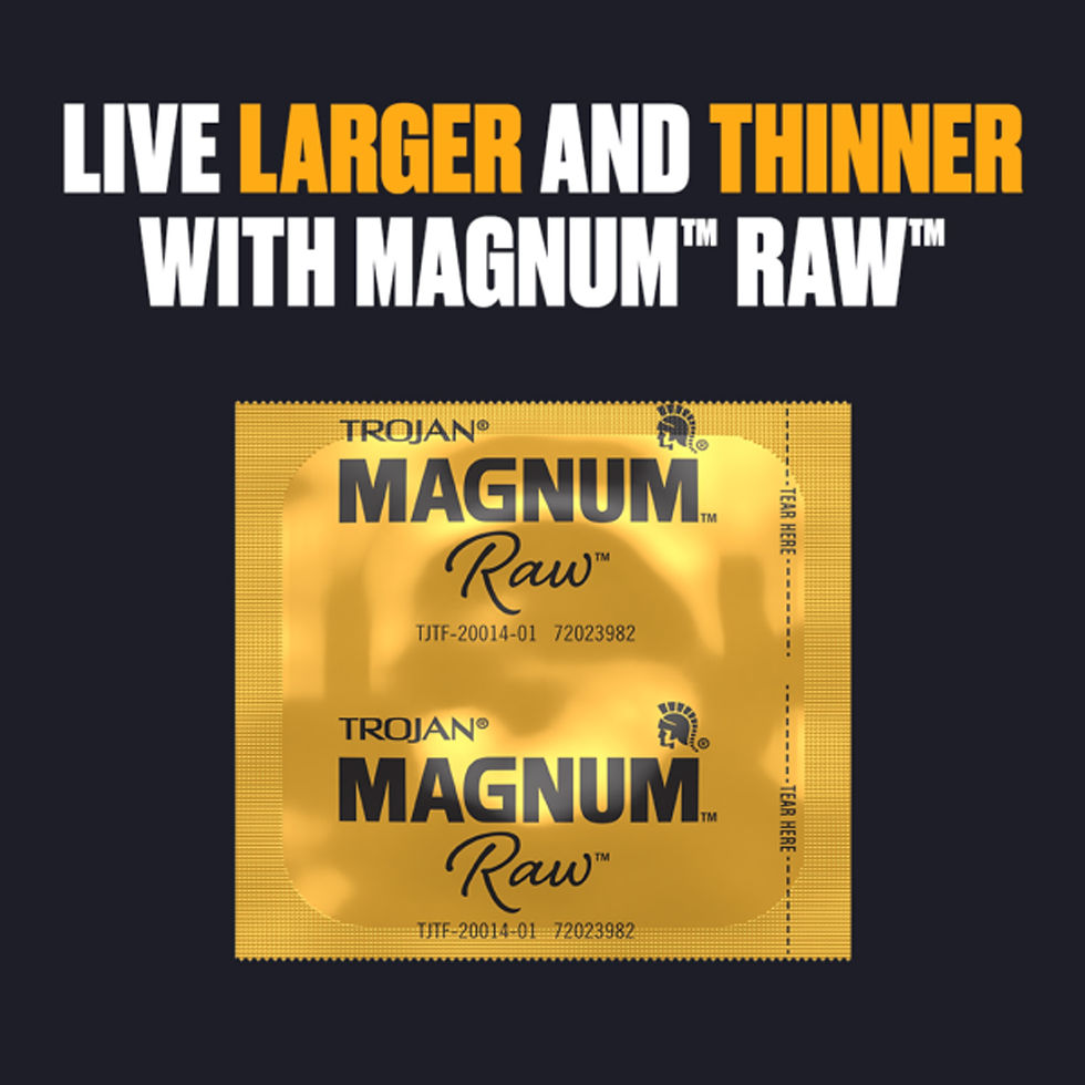 Thumbnail: Trojan Magnum Raw 3 Ct Condoms