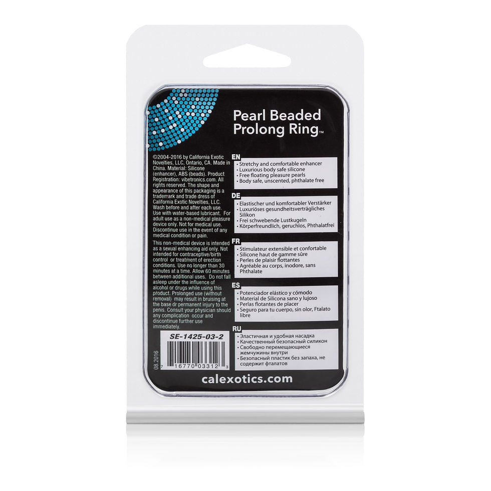 Thumbnail: Pearl Beade Prolong Rings - Smoke
