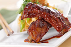 Spare Ribs in Barbecue Sauce