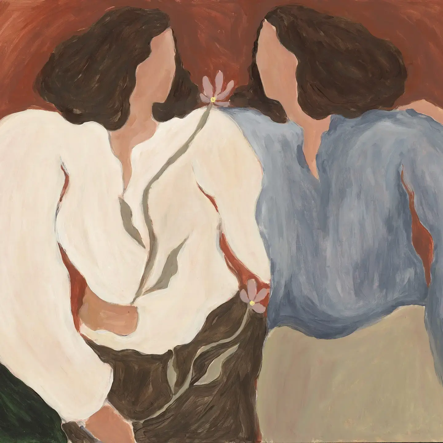 A4 Art Print "Blooming Up Together " - Sacrée Frangine