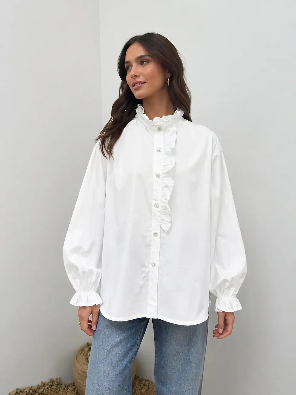 Cotton Blouse Simplicité White