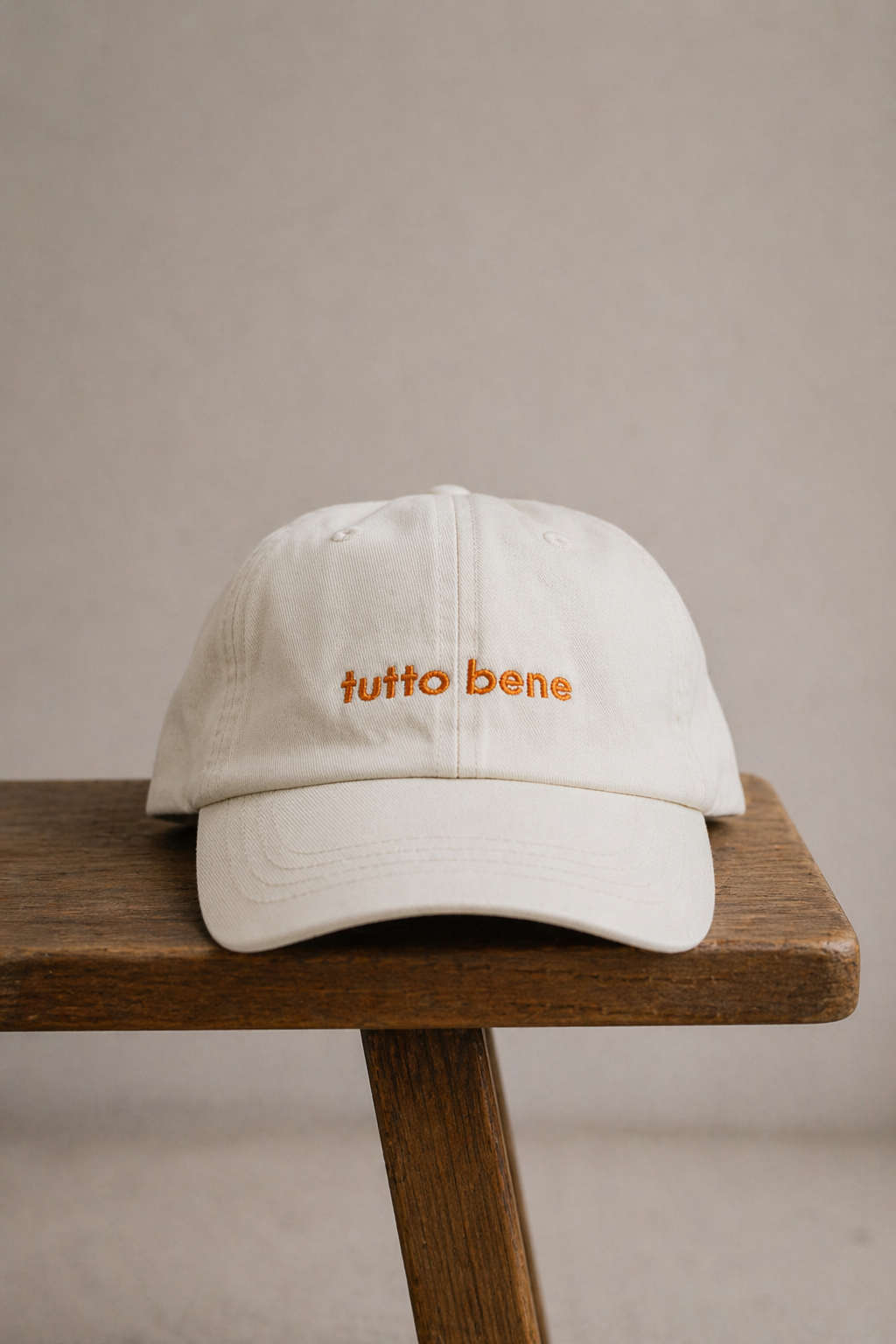 Tutto Bene Cap Unisex Honey + Orange