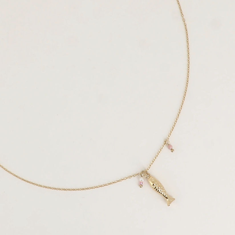 Necklace - Sardine + Pearls