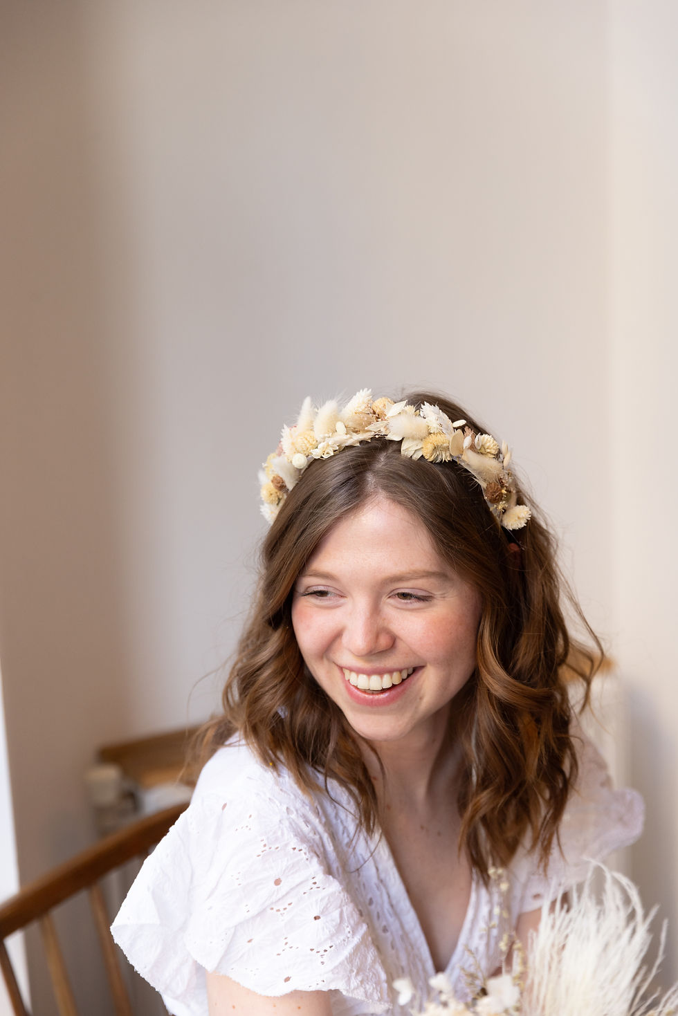 Dried Flower Crown natural