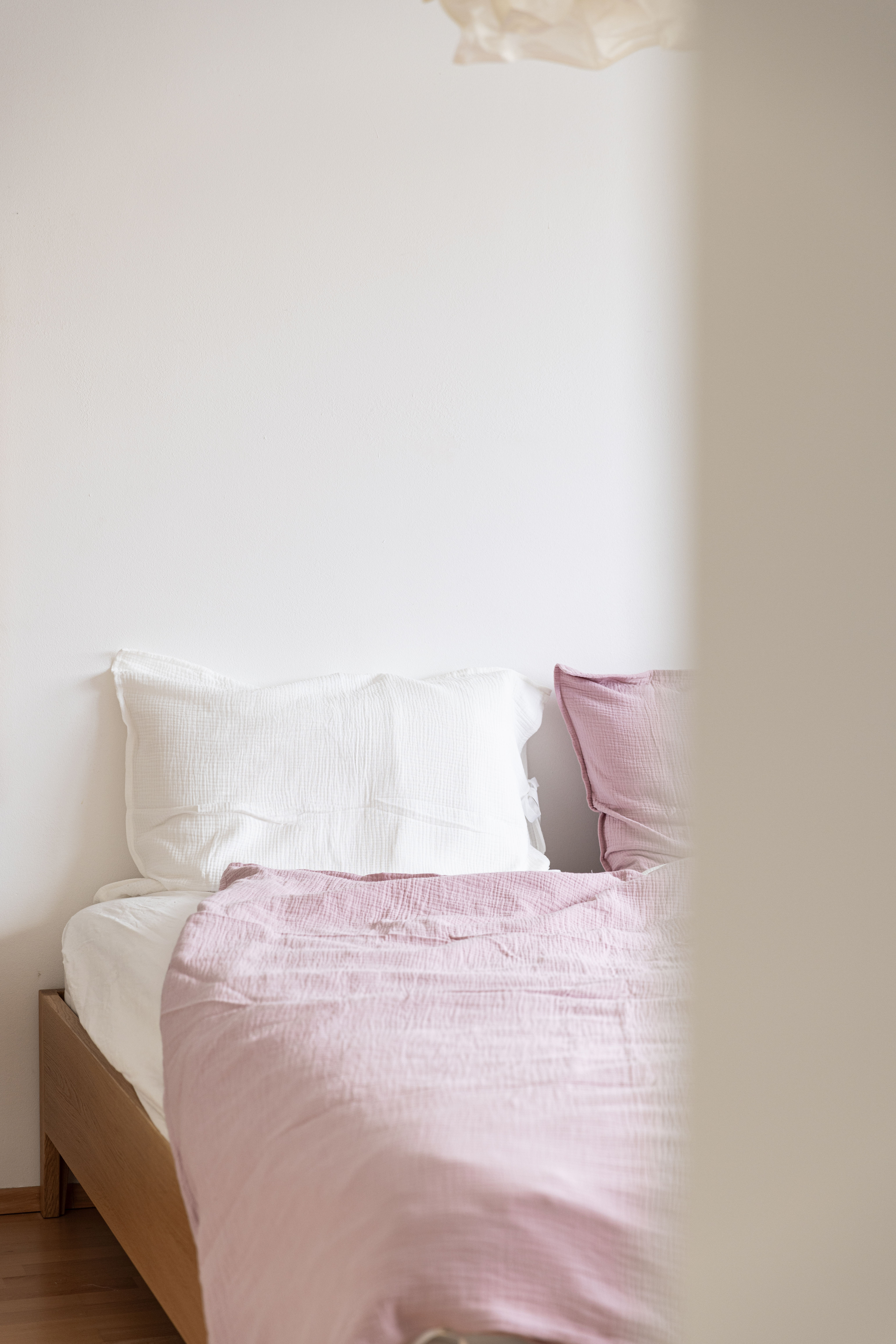 100% organic cotton bed linen set - blush