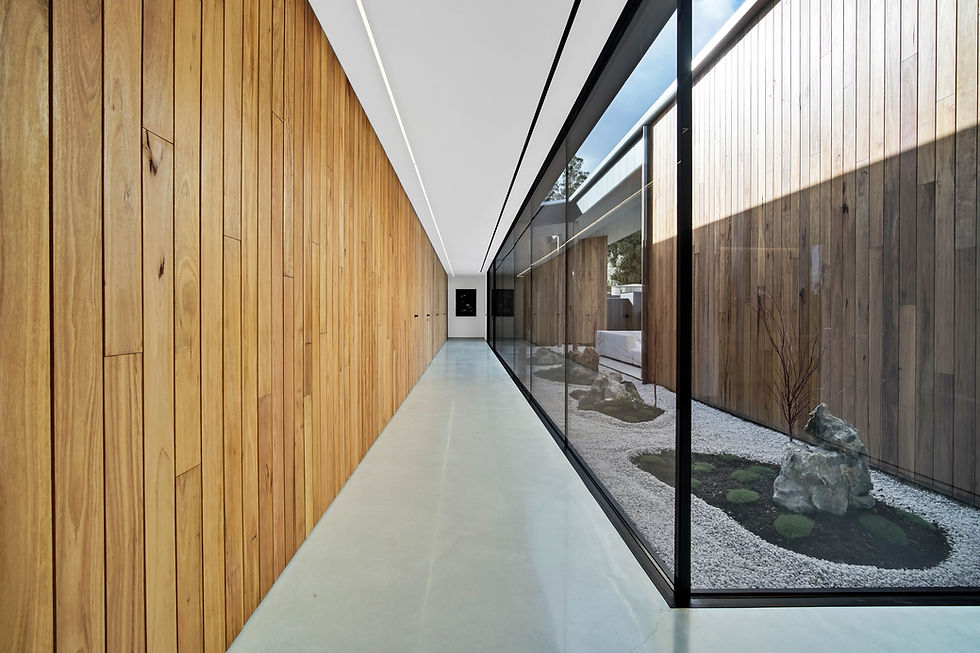 Hall way on floor plan