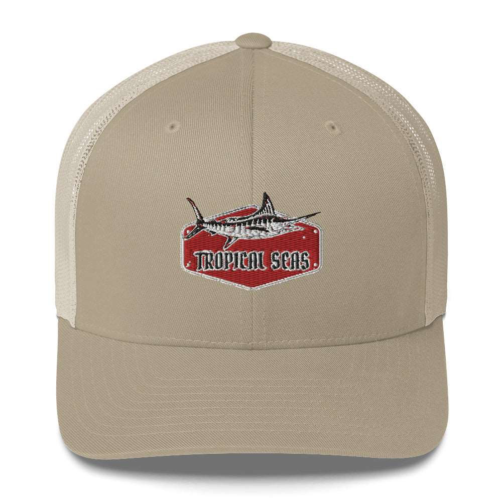 Tropical Marlin Trucker Hat