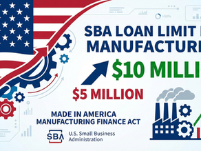 SBA Doubles Manufacturing Loan Limit to $10 Million: What It Means for Your Shop