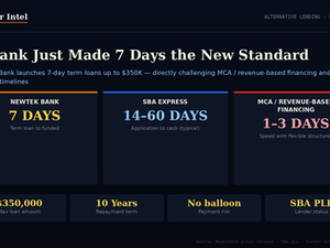 Newtek Seven Day Business Loan