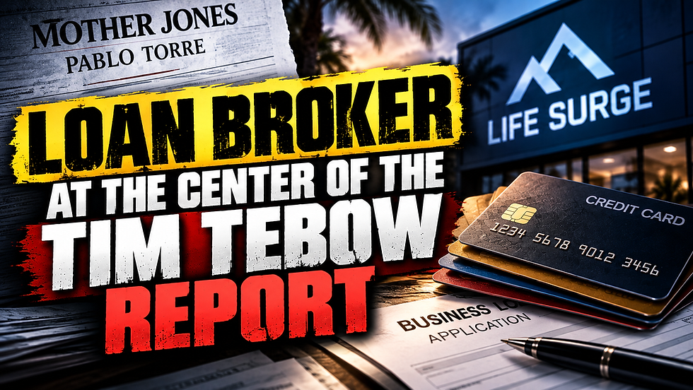 Tim Tebow, Life Surge & The Credit Card Stacking Debt Trap