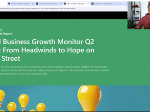 SMB confidence bounces back | Alternative Lending platforms grow | CC usage for SMBs
