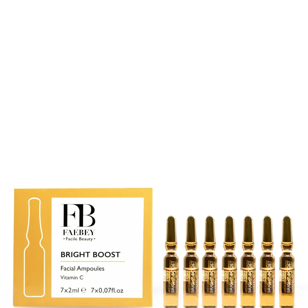 Faebey, Fiale viso BRIGHT BOOST con vitamina C