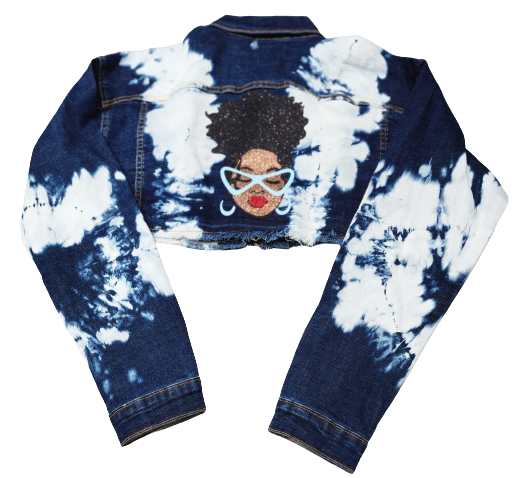 Thumbnail: Peacefully Me Denim Crop Jacket 