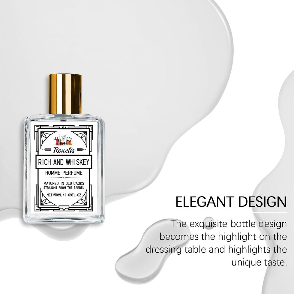 Thumbnail: ROXELIS 50ml Rich And Whiskey Homme Perfume Long-lasting Fragrance,Enhance Perso