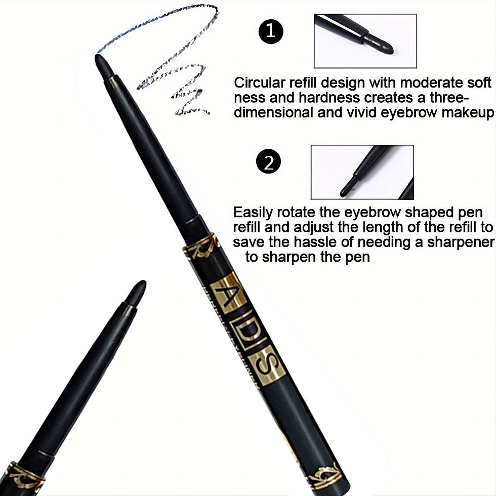 Thumbnail: 3PCS/9PCS Long-Lasting Waterproof Black Eyeliner Pencil -Smudge-Proof Sweat-Resi
