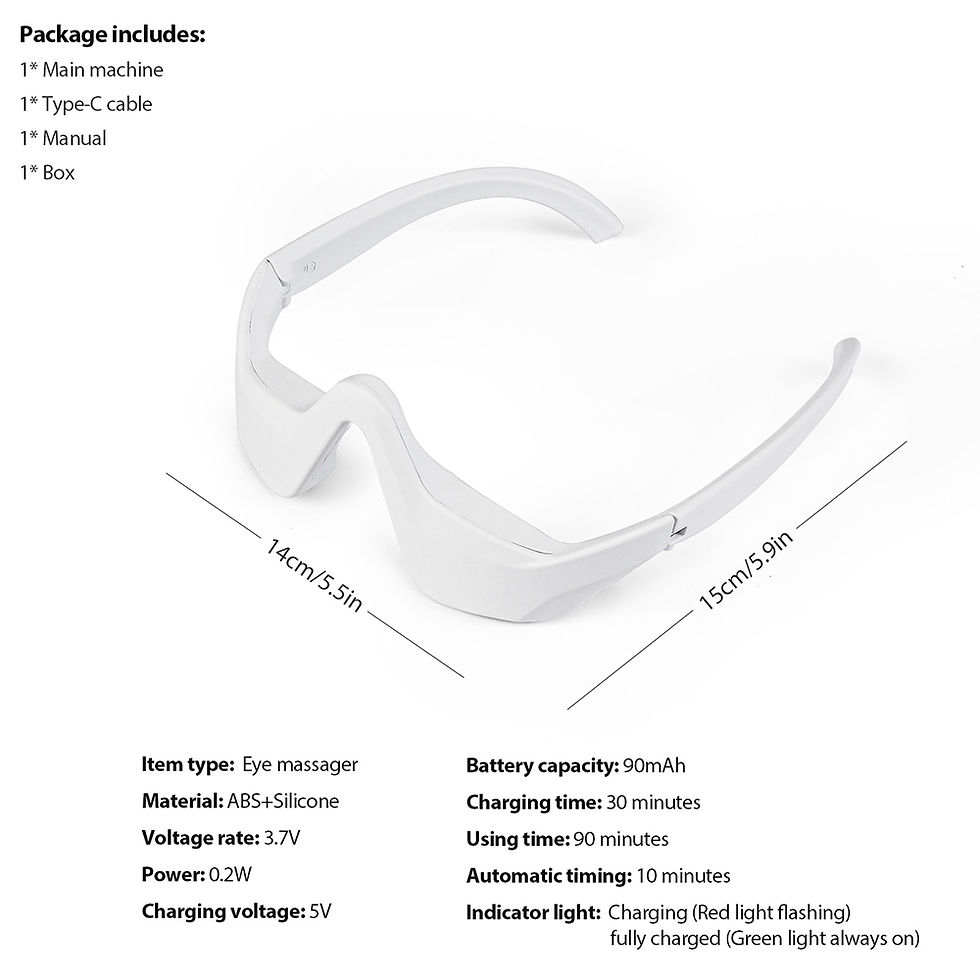 Thumbnail: Eye Massager 3D Eyes Relax Massager Fatigue Relief Lighten Dark Circles Beauty E