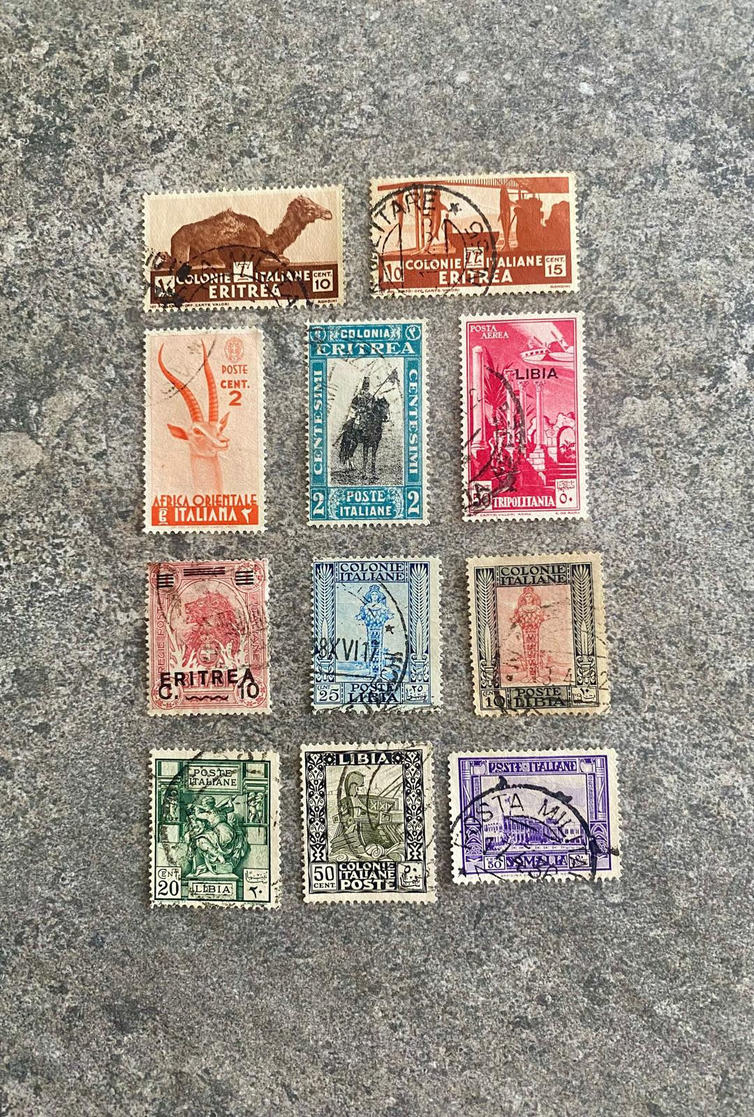 A227-
Rare Vintage Italian Colonies Stamps – Eritrea, Libya, Tripolitania & Ita