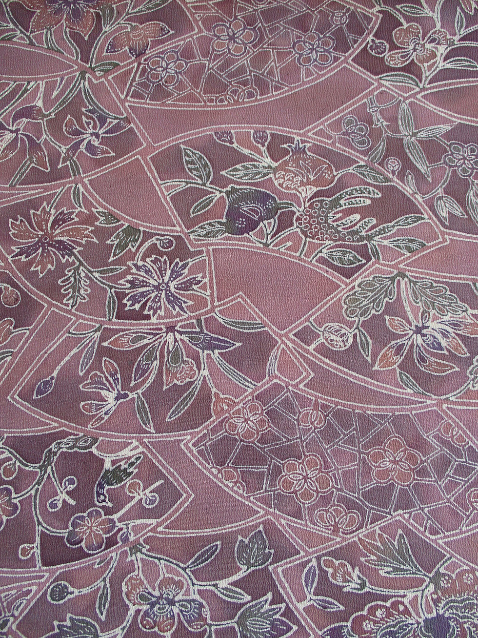 Thumbnail: Japanese - Silk - Fabric - fans - www.jasuin.co.uk