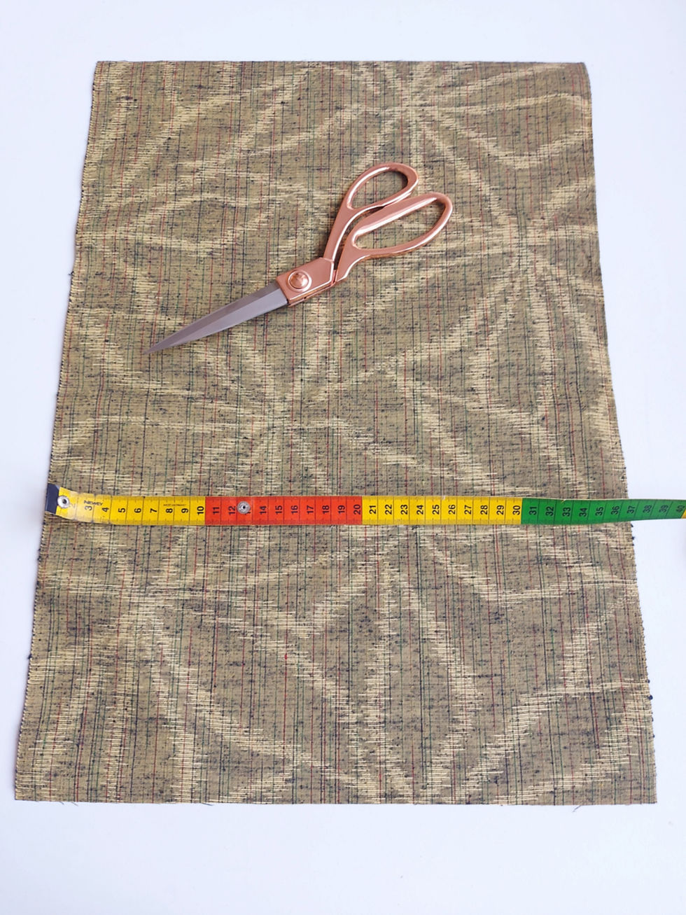 Thumbnail: Kimono fabric - off the roll - Handwoven - Tsumugi - Flower Stripe - Green beige red black - www.jasuin.co.uk