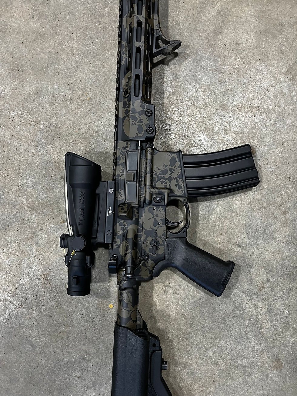 Thumbnail: Skull Camo Cerakote