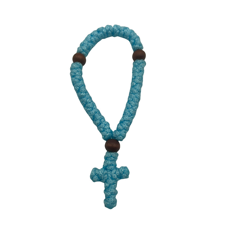 Thumbnail: Handmade Christian 33 knot Orthodox Greek komboskoini Prayer Rope