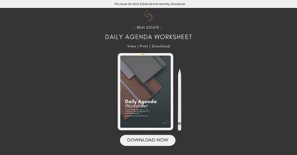 Thumbnail: Daily Agenda Worksheet